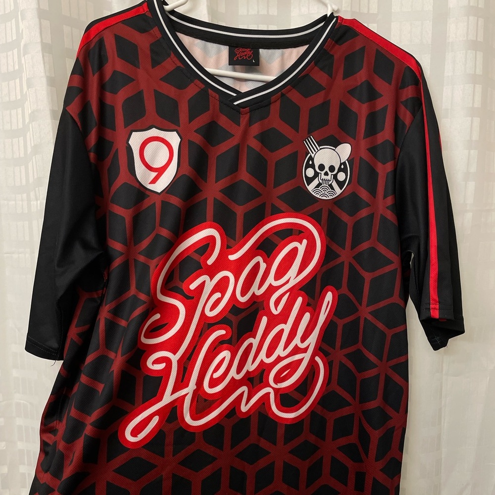 Spag Heddy soccer jersey